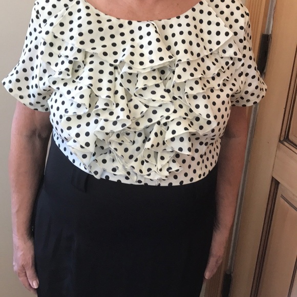 Aa Studio Dresses & Skirts - career dress color block dress polka dots size 16